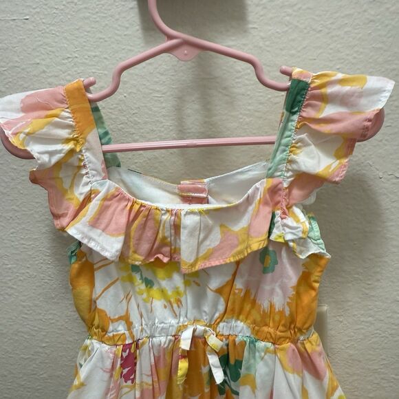 Janie and jack-Floral Ruffle Sundress-toddler girl size 3t- floral spring - Picture 5 of 9